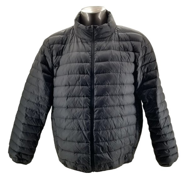 Saddlebred Down Puffer Jacket Mens LightweightBlack Packable Hikingsz XXL